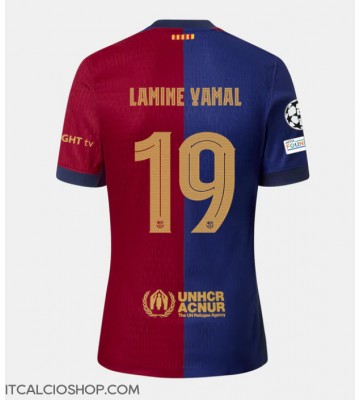 Barcelona Lamine Yamal #19 Prima Maglia 2024-25 Manica Corta